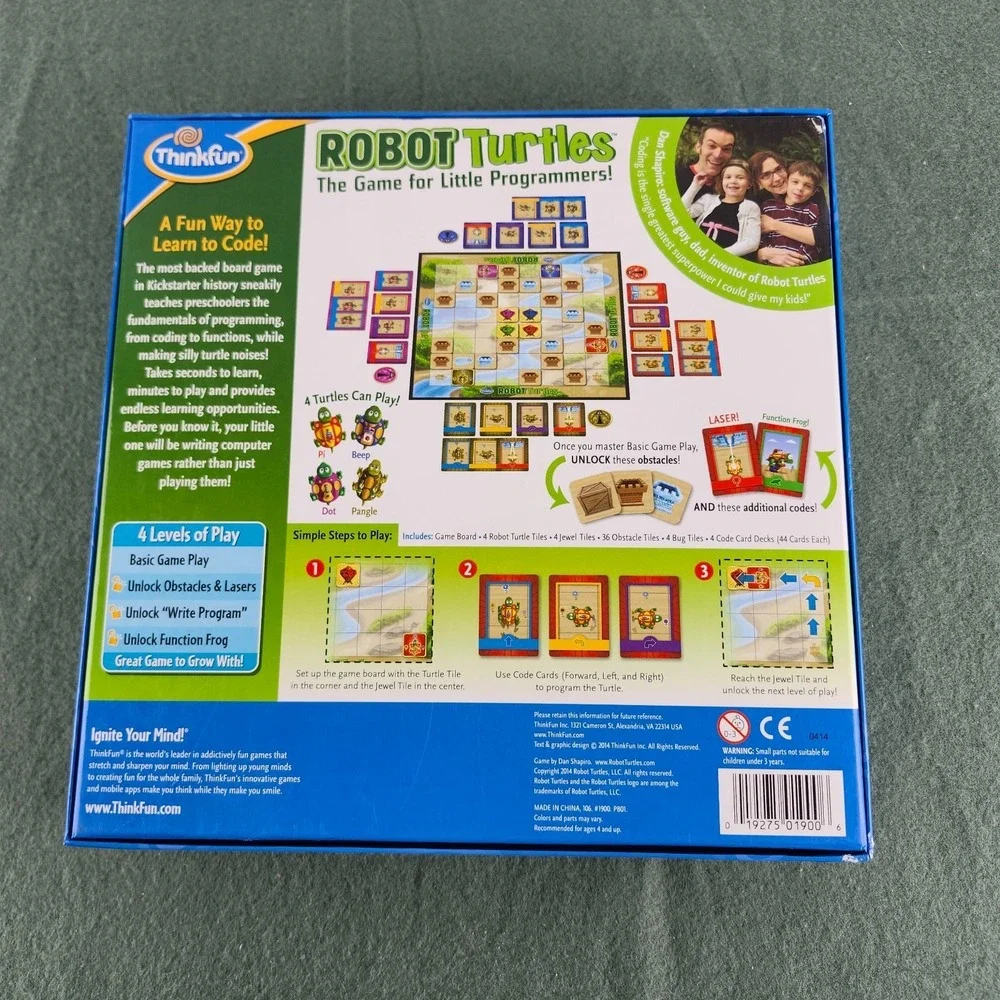 Robot Turtles Preschoolers Educational Board Game NMISB 2014‎ ThinkFun